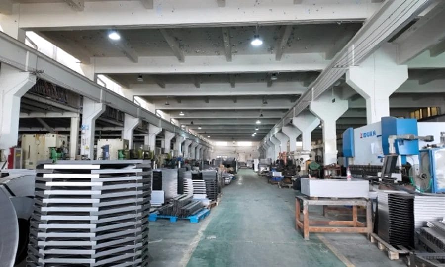 JBX Shelf manufacturing floor