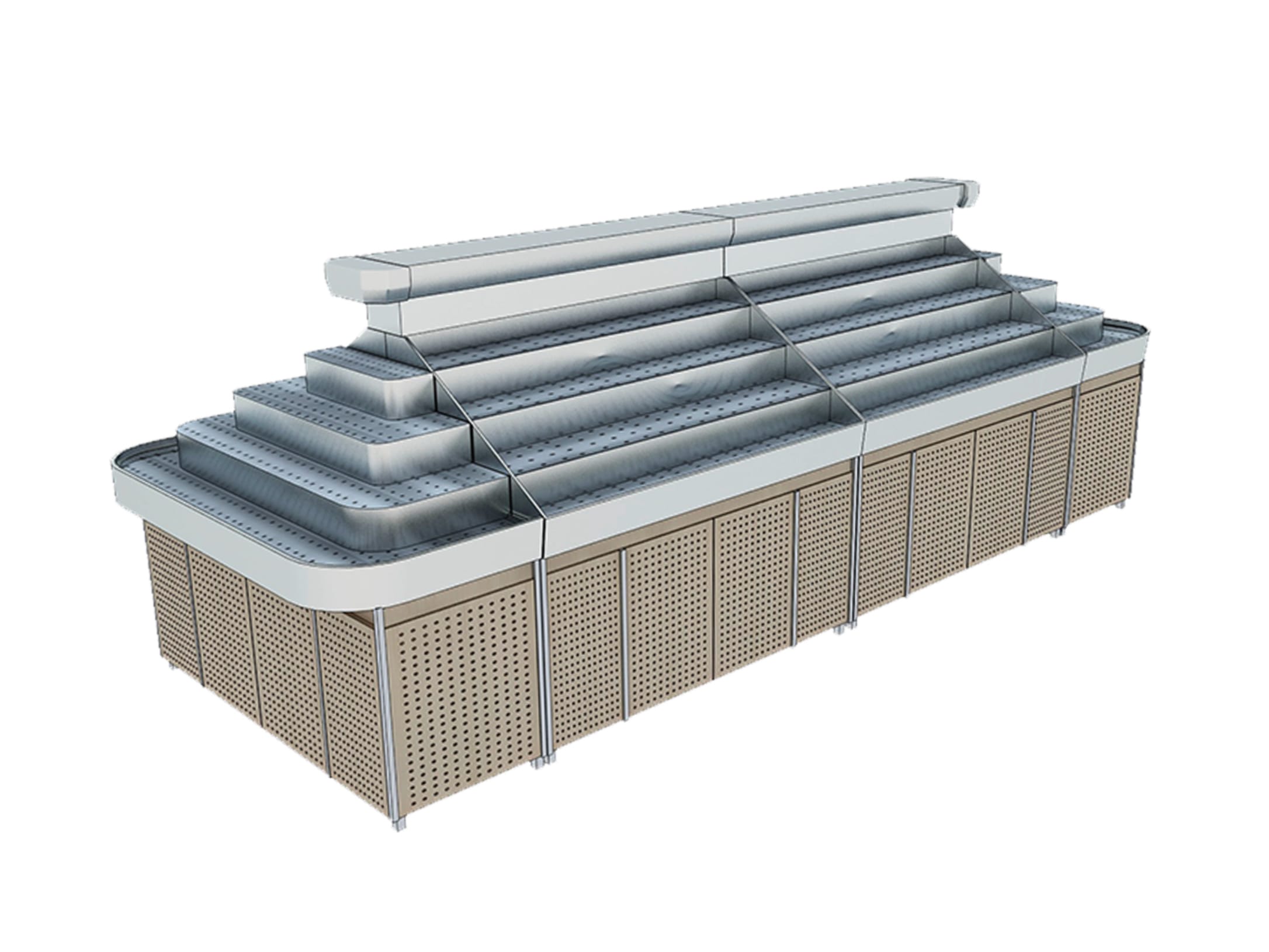 Vegetable & Fruit Shelf by JBX Shelf