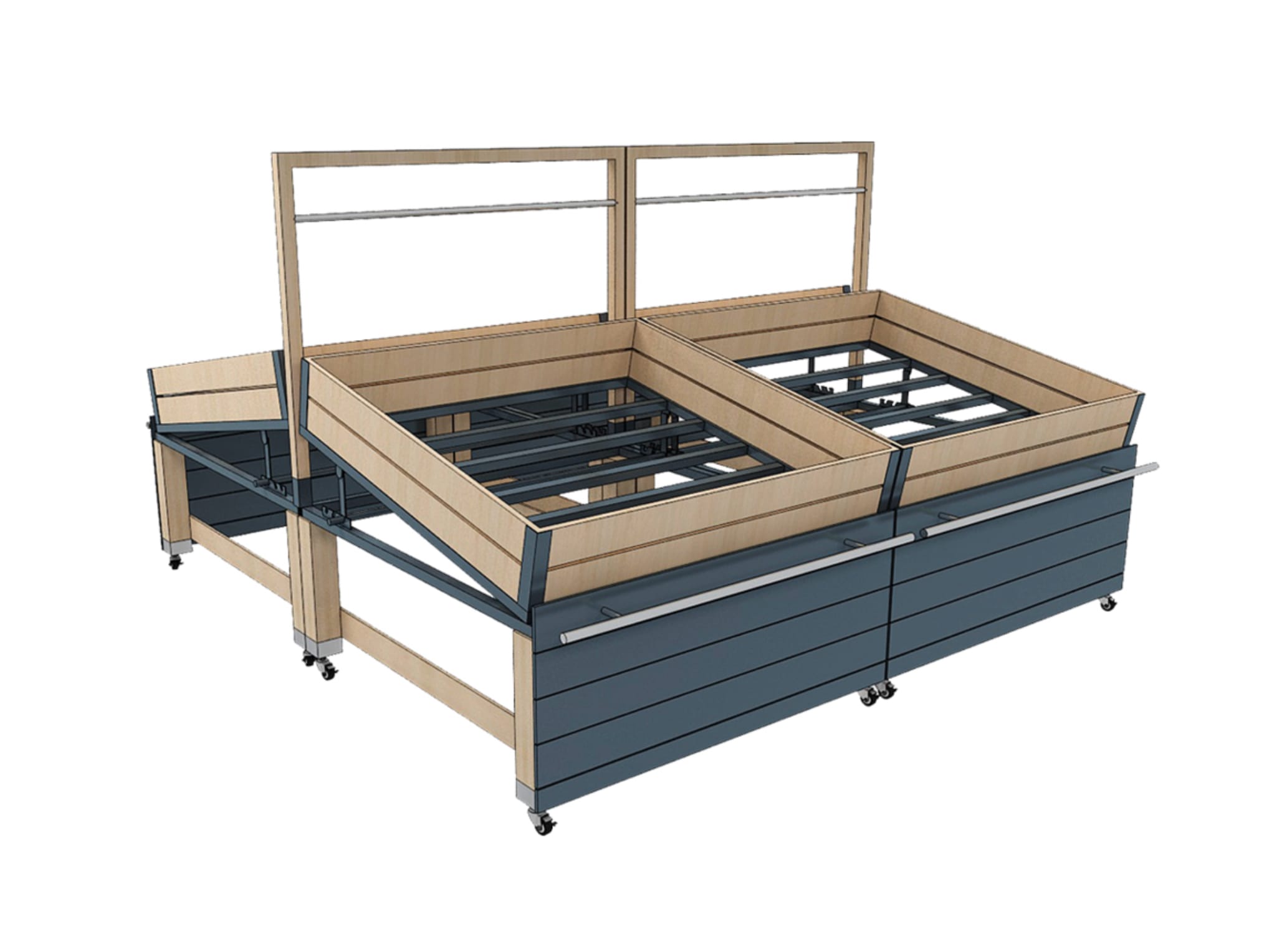 Vegetable & Fruit Shelf by JBX Shelf