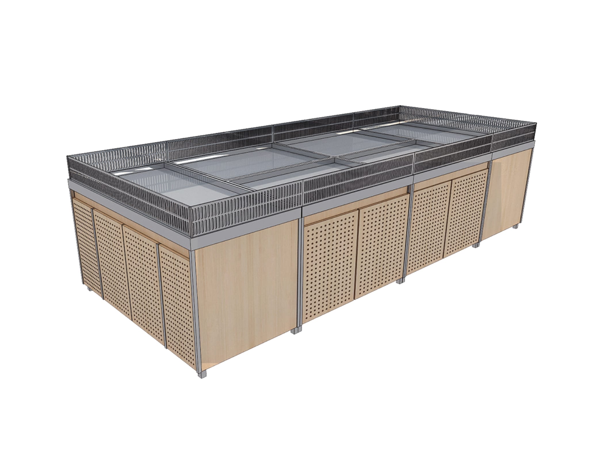 Vegetable & Fruit Shelf by JBX Shelf