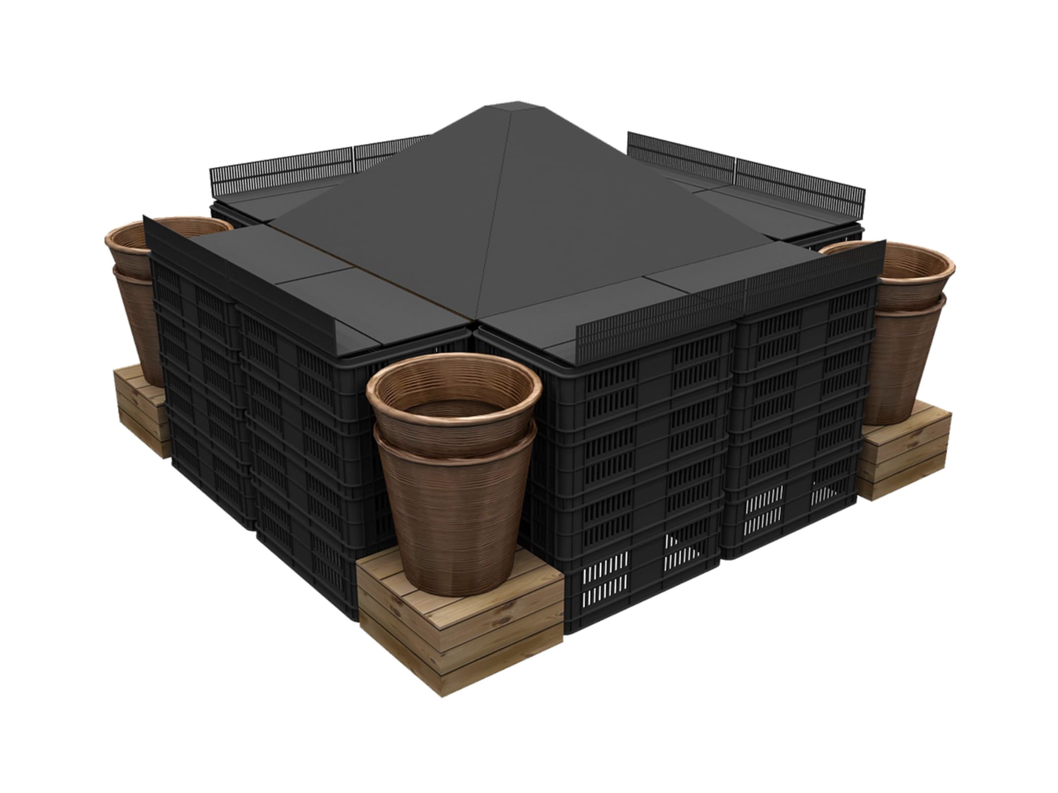 Vegetable & Fruit Shelf by JBX Shelf