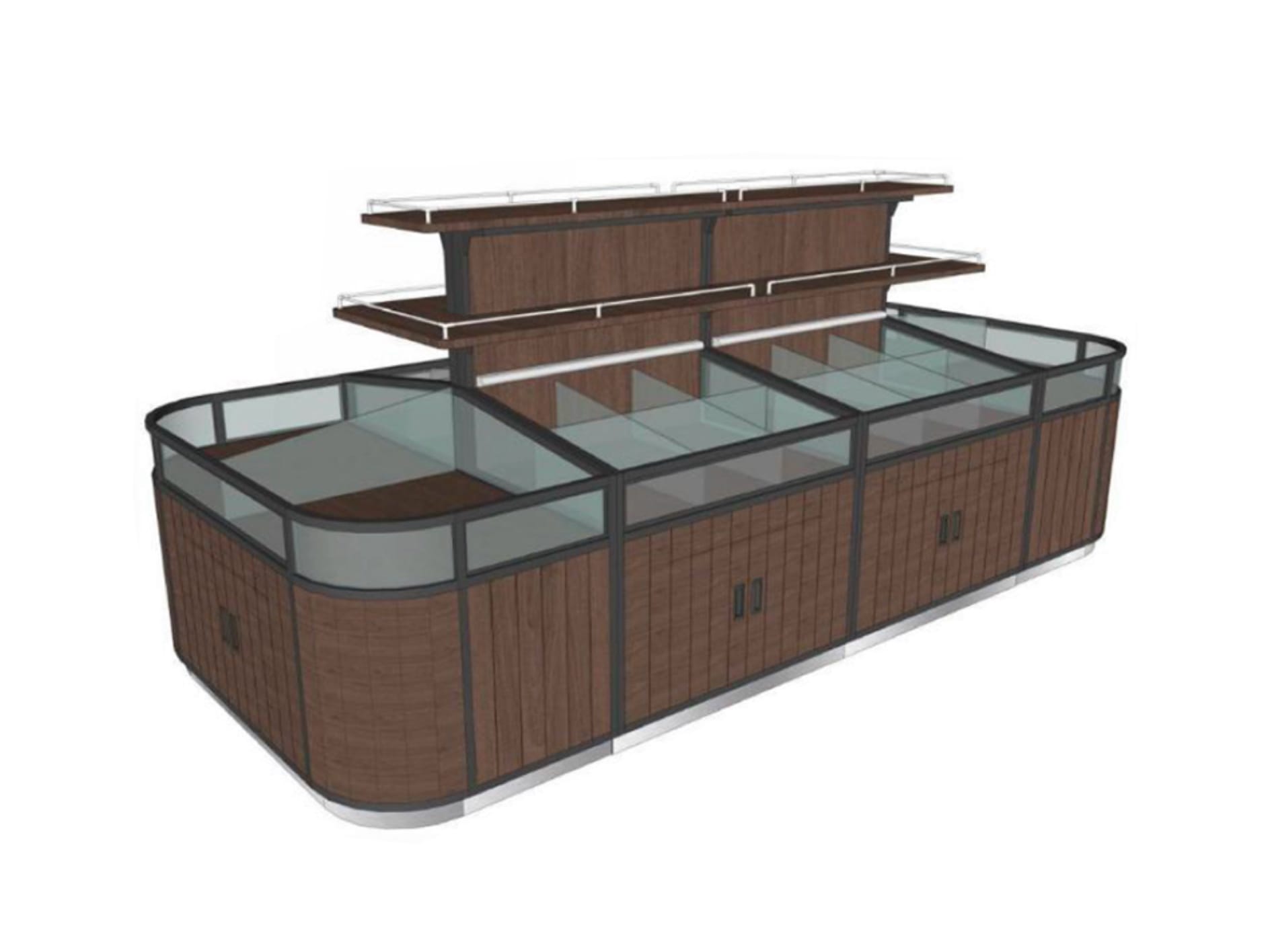 Loose Packed Food Rack by JBX Shelf