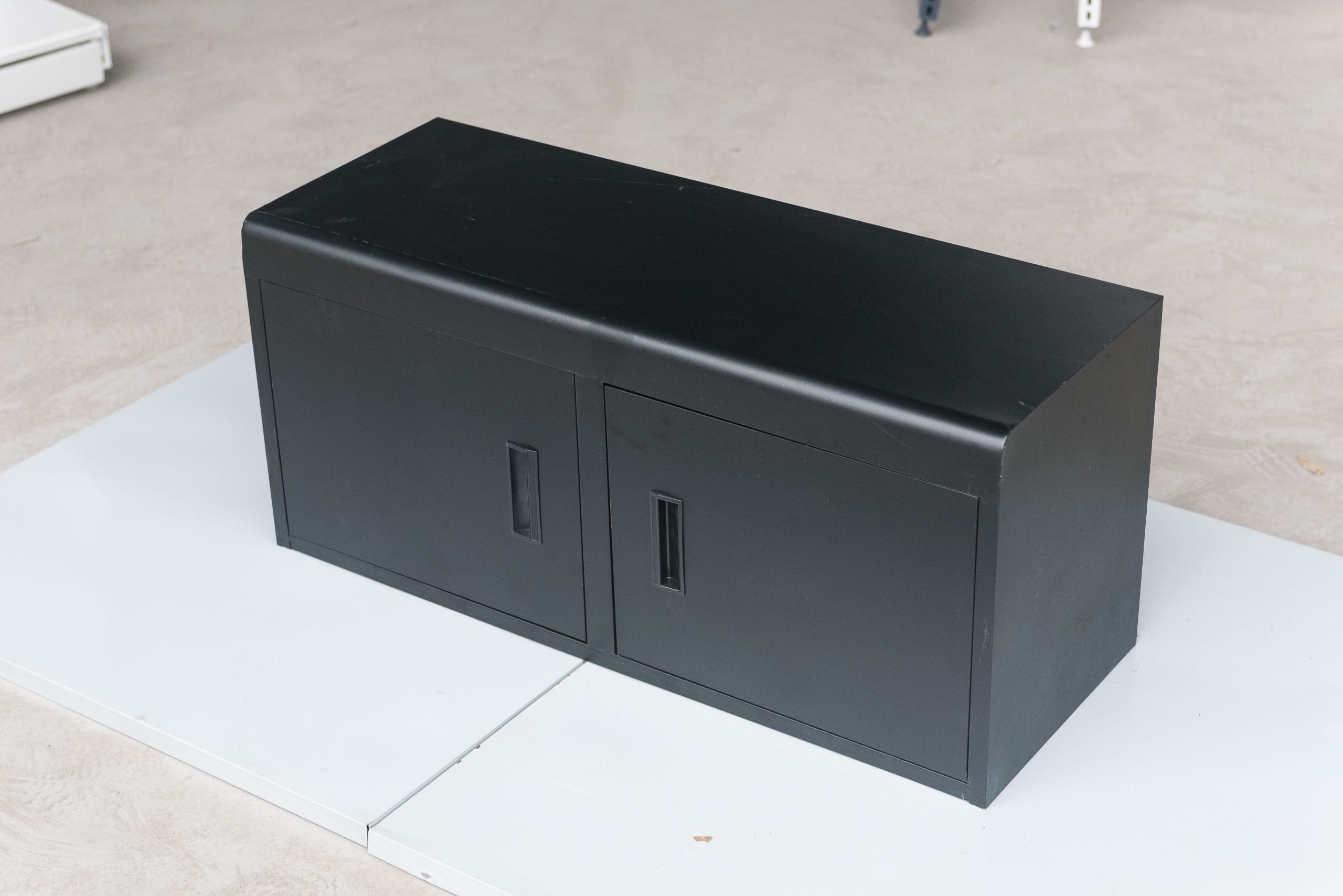 Customizable Display Rack with Light Box & Base Cabinet